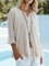 Round neckline 3/4 sleeves Broderie Blouse