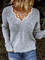 Gray Color-Block Holiday Shirts & Tops