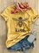 Bee Kind Printed Short Sleeve Round Neck Casual T-shirt