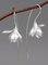 Magnolia simulation natural flowers Plain Earrings