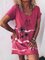 Dandelion Butterfly Short Sleeve V Neck Dresses