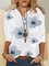 Linen Shift Half Sleeve Shirts & Blouses