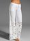 Plus Size Vintage Boho Holiday Basic Casual Pants