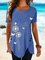 The Dandelion Printed Short Sleeve Tunics