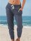 Drawstring Casual Plain Pants