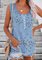 Sleeveless Cotton-Blend Crew Neck Vests
