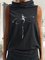 Cotton-Blend Casual Sleeveless Dragonfly Printed Shirts & Tops