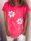 Crew Neck Floral-Print Casual Short Sleeve Shirts & Tops