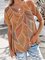 Striped Printed Casual Crew Neck T-Shirts