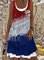 Short Sleeve Casual Flag Cotton-Blend Dresses