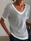 Crew Neck Short Sleeve Casual Shirts & Tops