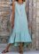 Plain Sleeveless Cotton-Blend Dresses