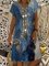 V Neck Casual Ombre/tie-Dye Dresses