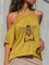 NEW! Solid Cold Shoulder 1/2 Sleeves Casual Blouses