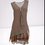 Paneled Sleeveless Cotton-Blend Casual Dresses