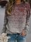 Long Sleeve Cotton-Blend Sweatshirt