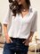 Shift Shirt Collar Casual Short Sleeve Shirts & Tops Tunic