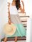 Casual Paneled Scoop Neckline Dresses