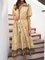 Cotton-Blend A-Line Boho Floral Dresses