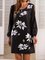 Long Sleeve Printed Elegant Floral Dresses
