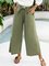 Casual Elasit Waistline Solid Loose Pants