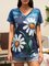 Shift Floral Short Sleeve Casual Shirts & Tops