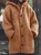 JFN Solid Hooded Pocketed Causal Coat