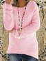 10 Colors Round Neck S-3XL Paneled Knit Wear Pullover Jumper Sweaters