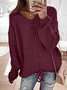 Plus Size Knitted Women 2019 Fall Pullover Sweaters