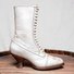 Stiletto Heel Spring/fall Lace-Up Boots