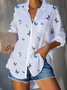 Butterfly Long Sleeve Casual Shirts & Tops